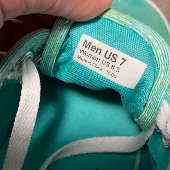 Turquoise Vans - Picture 3 of 4